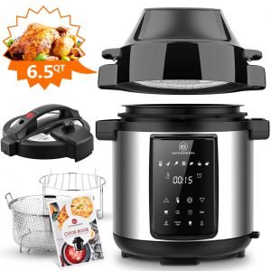 Pressure cooker and air fryer