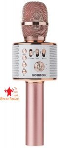  BONAOK Wireless Bluetooth Karaoke Microphone best kids microphone